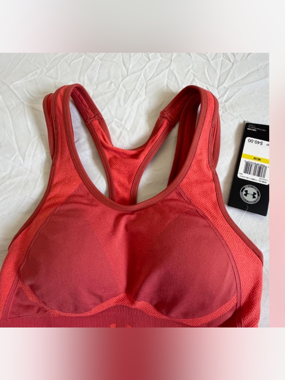 Under Armour Red Racerback High-Impact Sports Bra